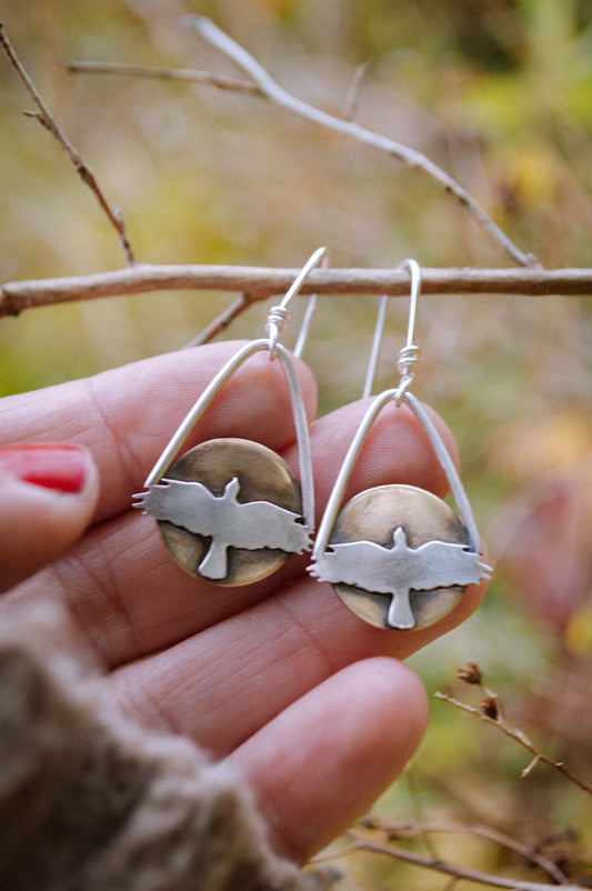 Mini Hawk Earrings