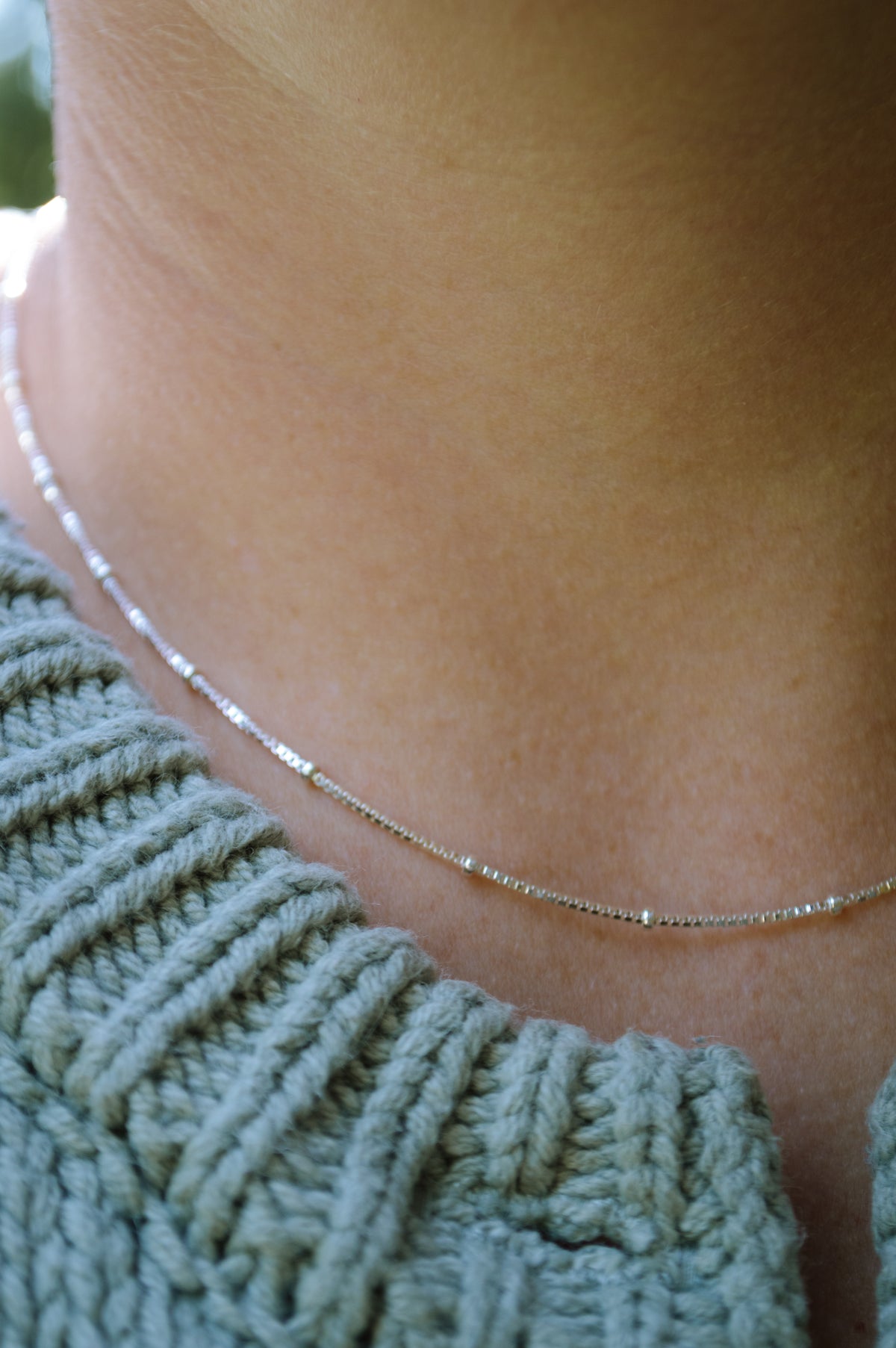 Dainty Satellite Box Chain