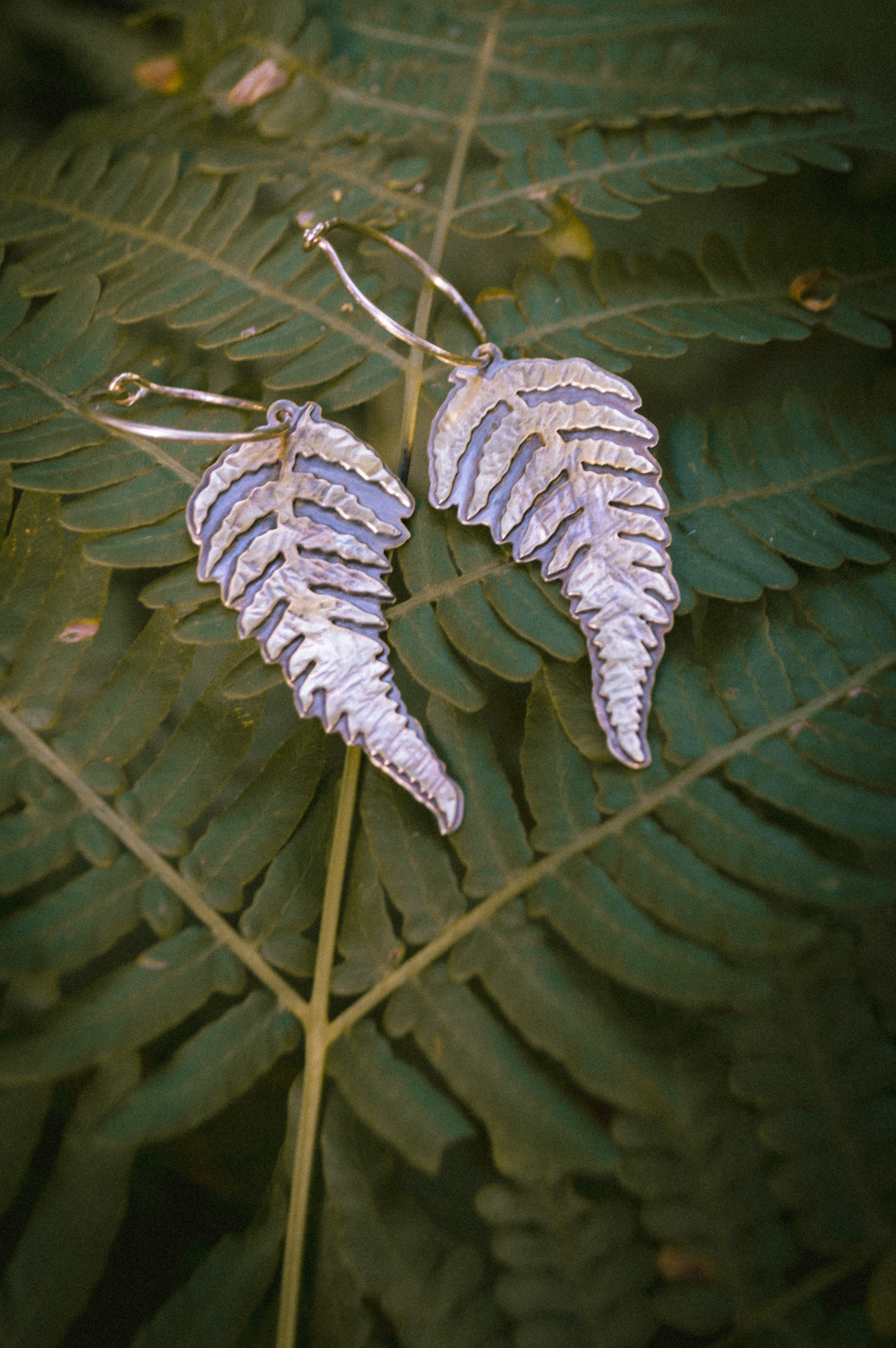 Fern Dangle factory Earrings | Sterling Silver