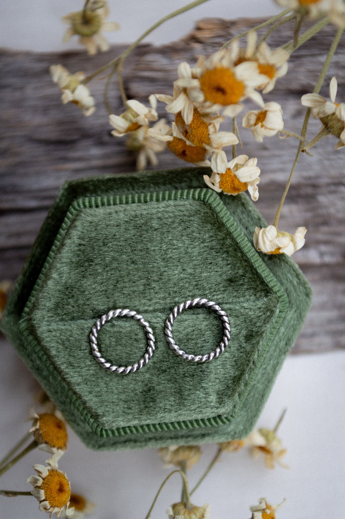 Twist Circle Studs