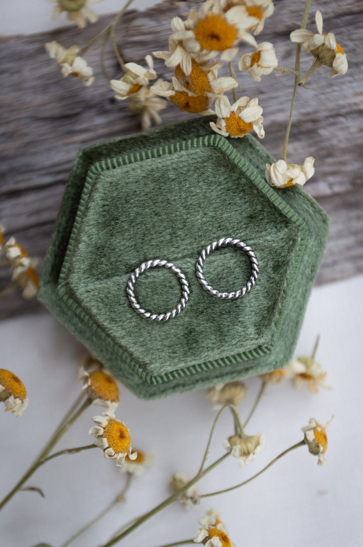 Twist Circle Studs