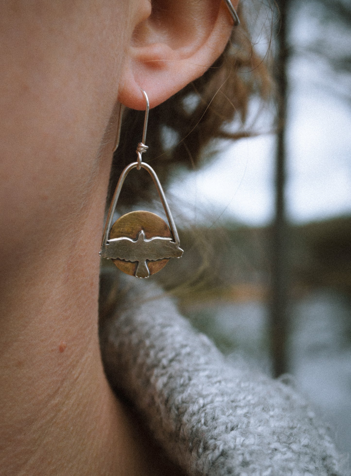 Mini Hawk Earrings