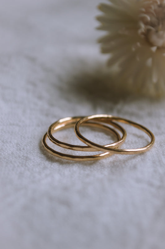 Dainty Gold Fill Stacking Ring