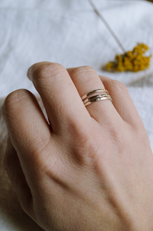 Dainty Sterling Silver Stacking Ring