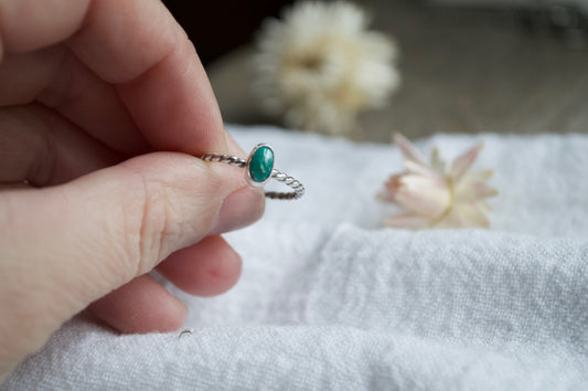 Turquoise Stacking Ring Size 6