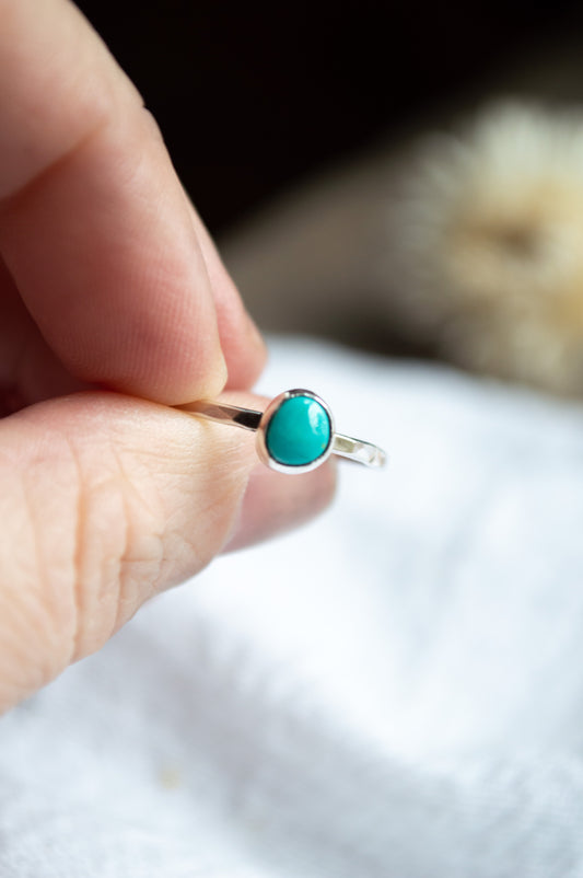 Turquoise Stacking Ring Size 5 3/4